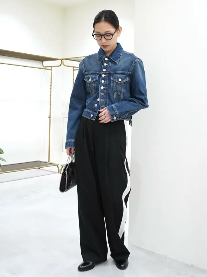 STELLA McCARTNEY(ステラ・マッカートニー)】 クロップド デニム