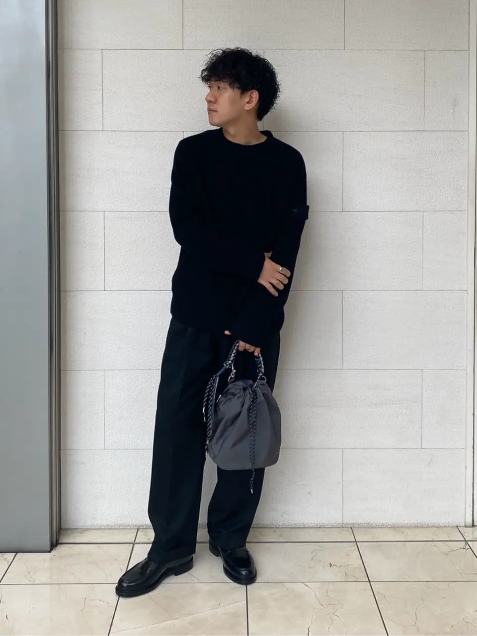 MARKAWARE CLASSIC WIDE TROUSERS 1 ネイビー MARKAWARE CLASSIC WIDE TROUSERS 1 ネイビー