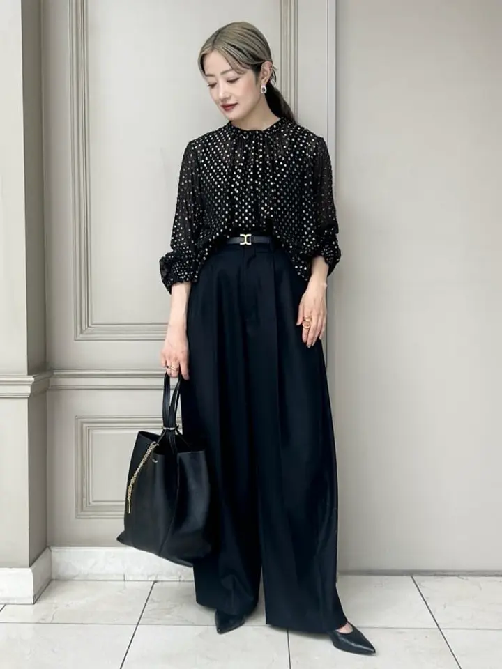 HYKE(ハイク)】 FLANNEL BARREL-LEG PANTS｜PARIGOT ONLINE（パリゴ