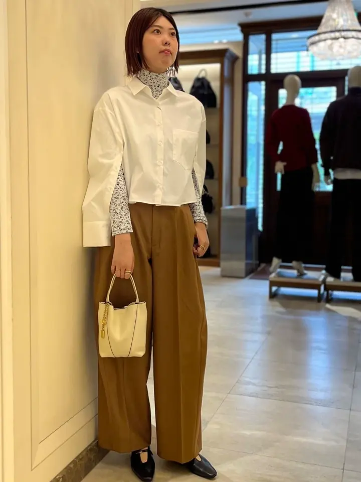 シェリママ Mame Kurogouchi：Floral Jacquard Fraise Stitch Camisole Top