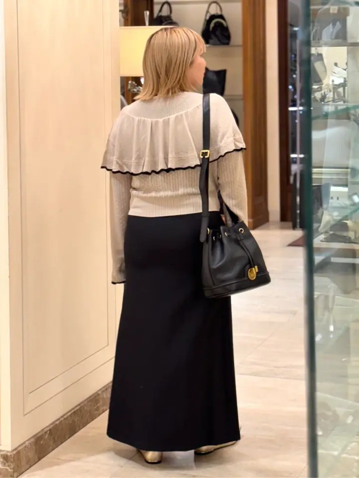 FETICO(フェティコ)】 LACE KNIT CAPE CARDIGAN｜PARIGOT ONLINE