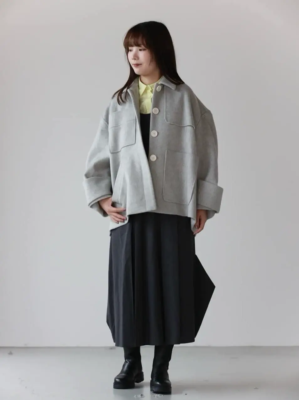 ENFOLD(エンフォルド)】 TUCK JUMPER-SKIRT｜PARIGOT ONLINE