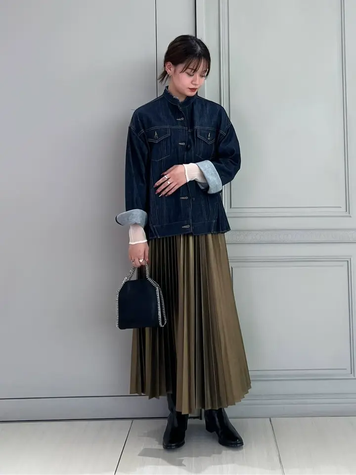JAPAN DENIM(ジャパンデニム)】EZUMI _SIDE PLEATS DENIM JACKET