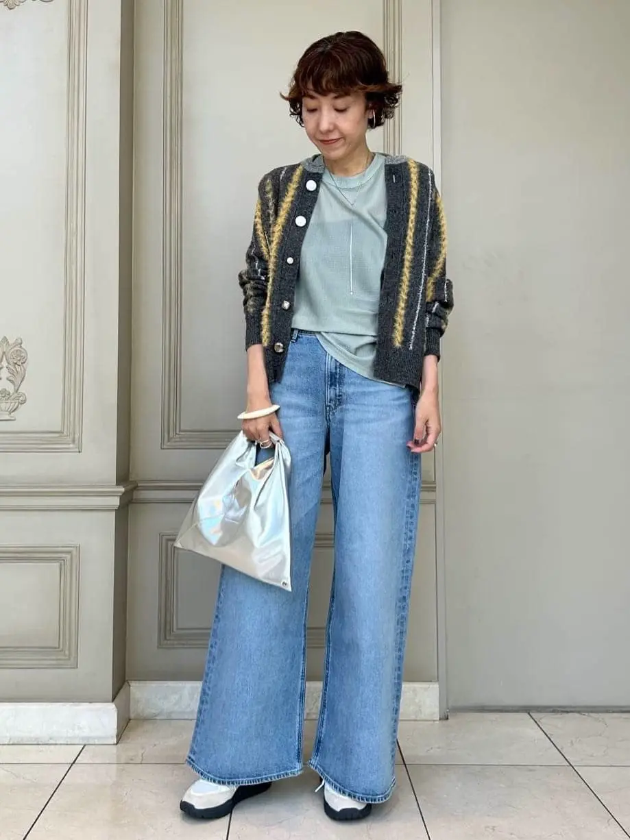 TOGA PULLA(トーガプルラ)】 STRIPE KNIT CARDIGAN｜PARIGOT ONLINE