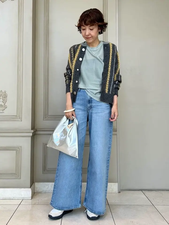 TOGA PULLA(トーガプルラ)】 STRIPE KNIT CARDIGAN｜PARIGOT ONLINE