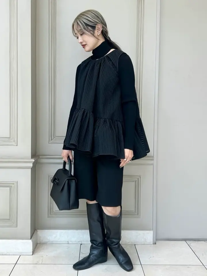 ENFOLD(エンフォルド)】 CENTER-PRESS BERMUDA-PANTS｜PARIGOT ONLINE