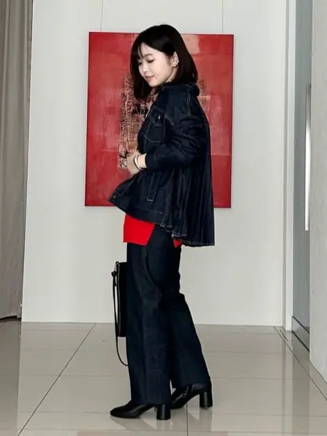 JAPAN DENIM(ジャパンデニム)】 EZUMI _ BACK PLEATS DENIM JACKET