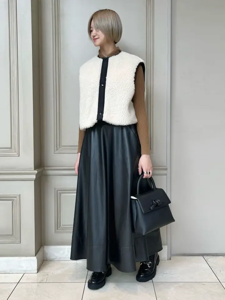 HYKE(ハイク)】 FAUX SHEARLING VEST｜PARIGOT ONLINE（パリゴ