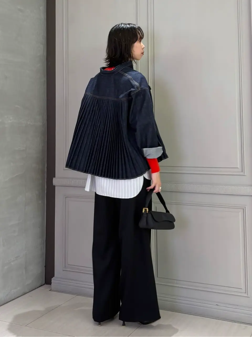 JAPAN DENIM(ジャパンデニム)】 EZUMI _ BACK PLEATS DENIM