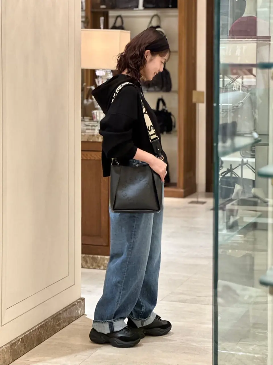 ENFOLD CUT AND SEWN カーブクロップドフーディPARKA ENFOLD CUT AND SEWN カーブクロップドフーディPARKA