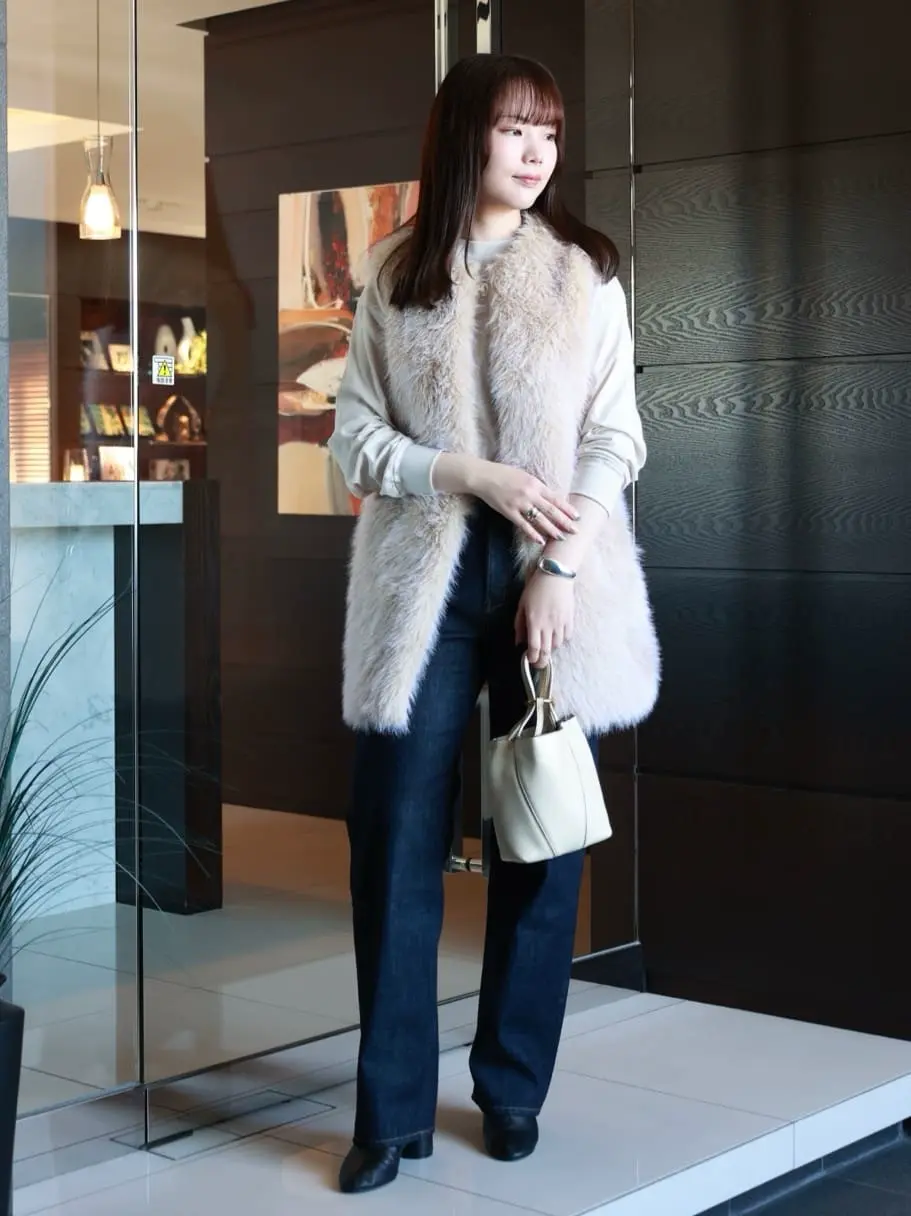 HERNO(ヘルノ)】FULLNESS FAUX FUR ベスト｜PARIGOT ONLINE（パリゴ