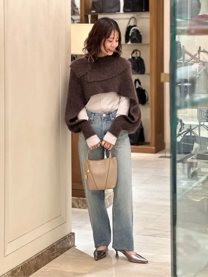 YANUK(ヤヌーク)】 Low Rise Trick Denim ボーイズストレートLEA