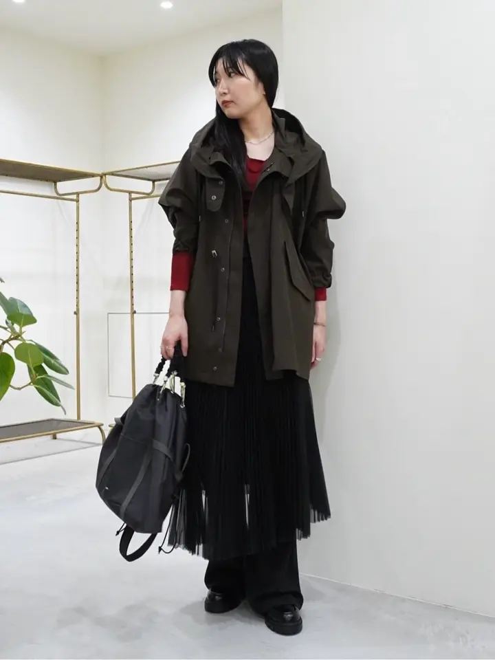 HYKE(ハイク)】 ORGANDY WRAP PLEATED SKIRT｜PARIGOT ONLINE