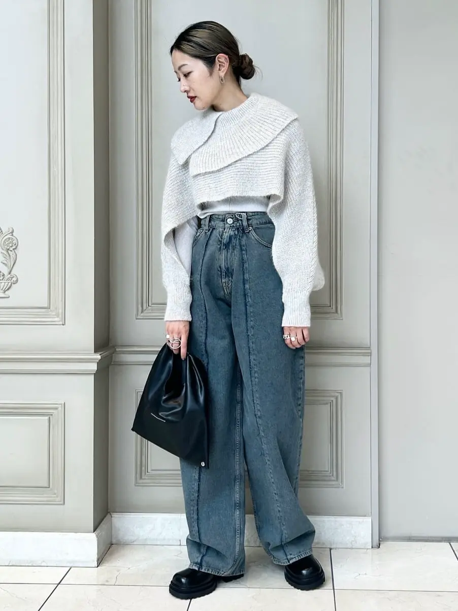 マルジェラ ワイドデニムパンツ 再構築 MM6 メゾンマルジェラ