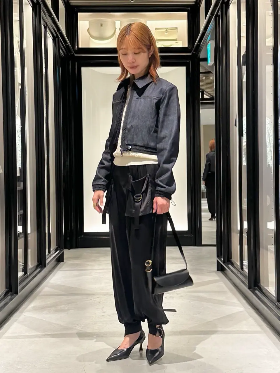 Chloe(クロエ)】 シルクサテン製フルイド カーゴパンツ｜PARIGOT