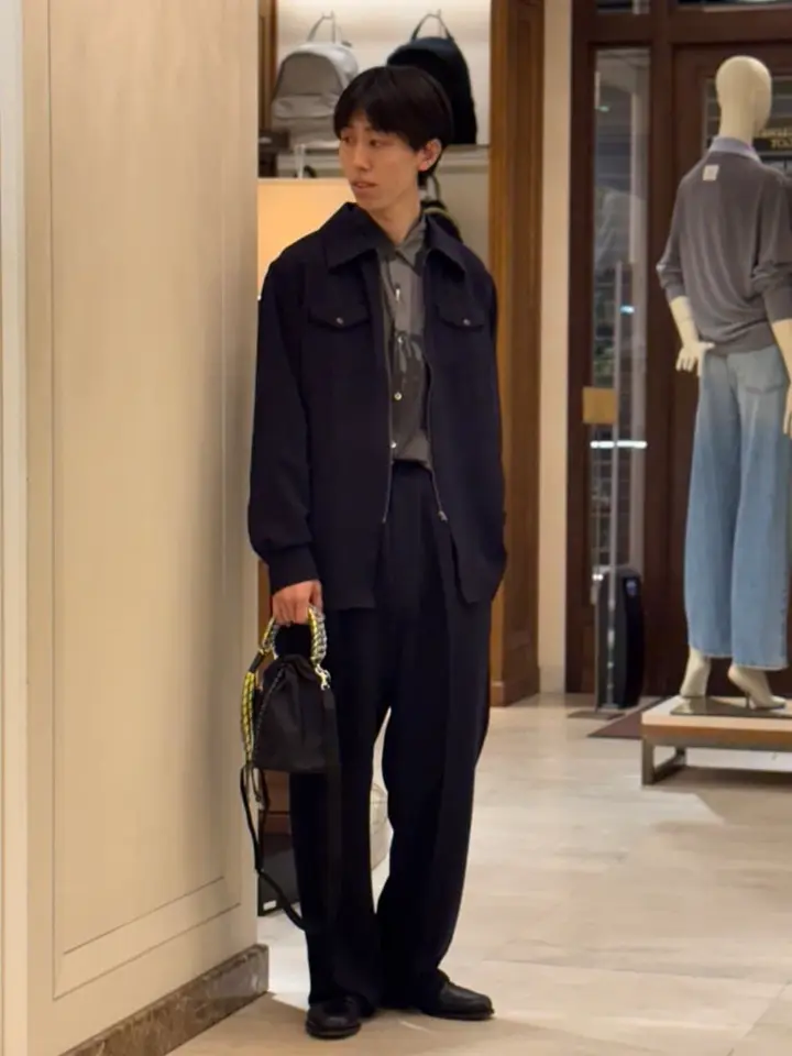 RAINMAKER(レインメーカー)】 MELANGE TWILL WIDE TROUSERS｜PARIGOT
