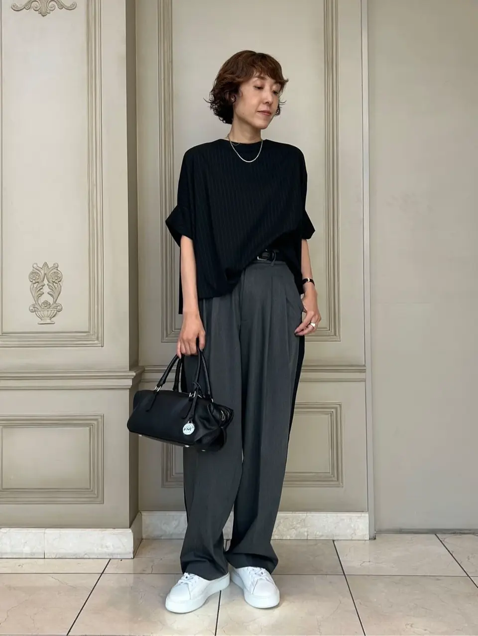 MAISON BOINET(メゾンボワネ)】 スクエアバックルベルト｜PARIGOT