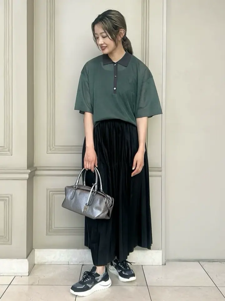 ENFOLD(エンフォルド)】 SQUARE-PLEATS SKIRT｜PARIGOT ONLINE（パリゴ