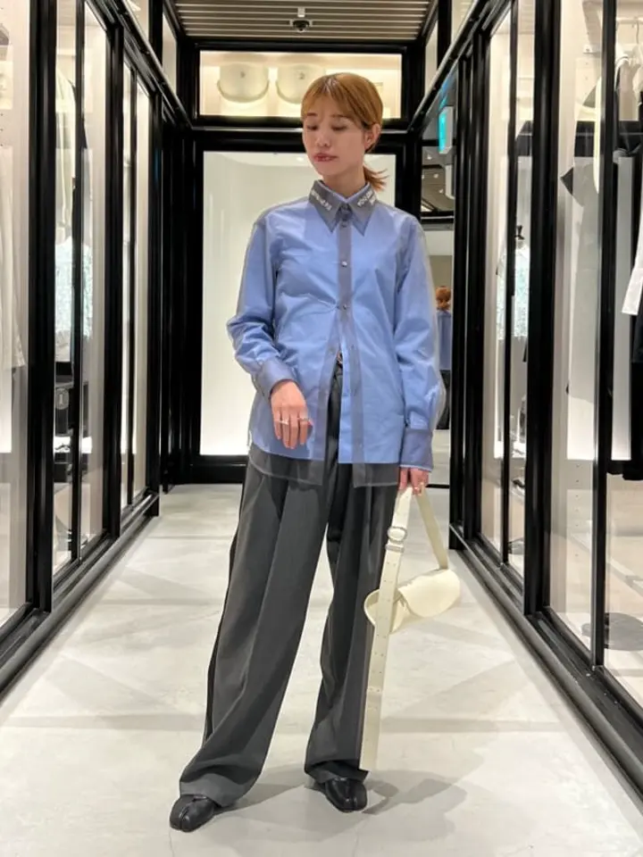 チカキサダ chikakisada　チュールシャツ Chika Kisada｜チュール使いシャツ | Rakuten Fashion(楽天