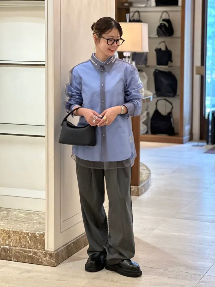 Chika Kisada(チカ キサダ)】 PARIGOT別注 刺繍チュールカバーシャツ