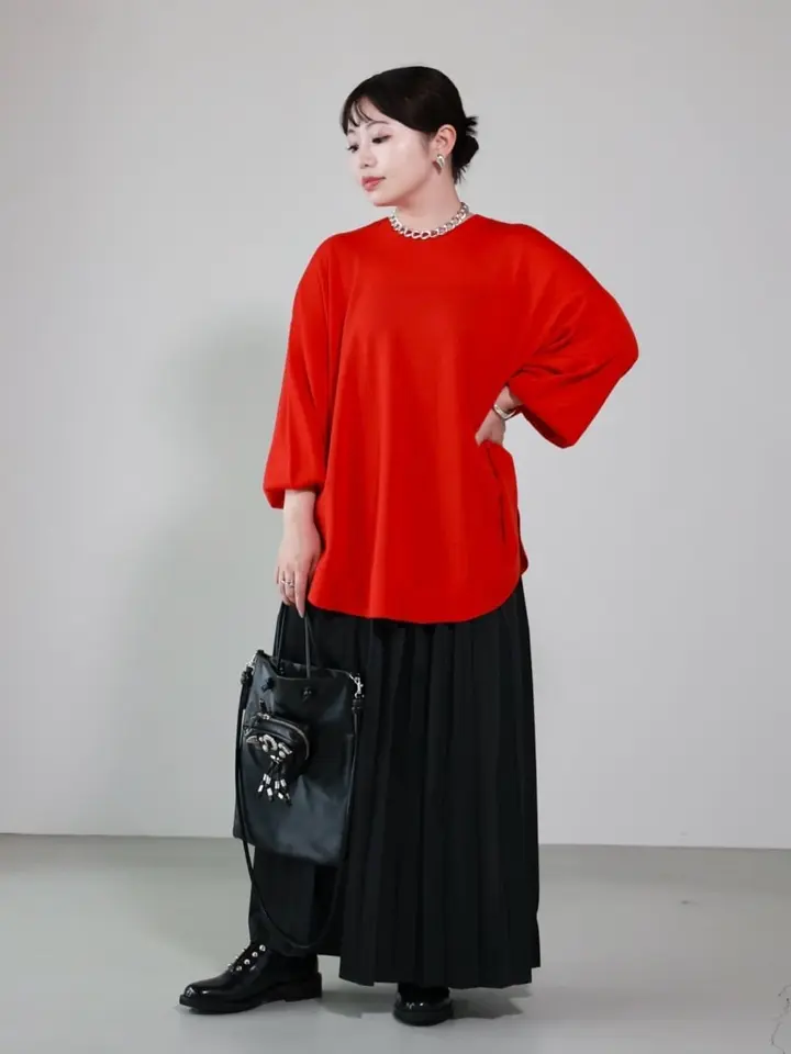 ENFOLD(エンフォルド)】 SQUARE-PLEATS SKIRT｜PARIGOT ONLINE