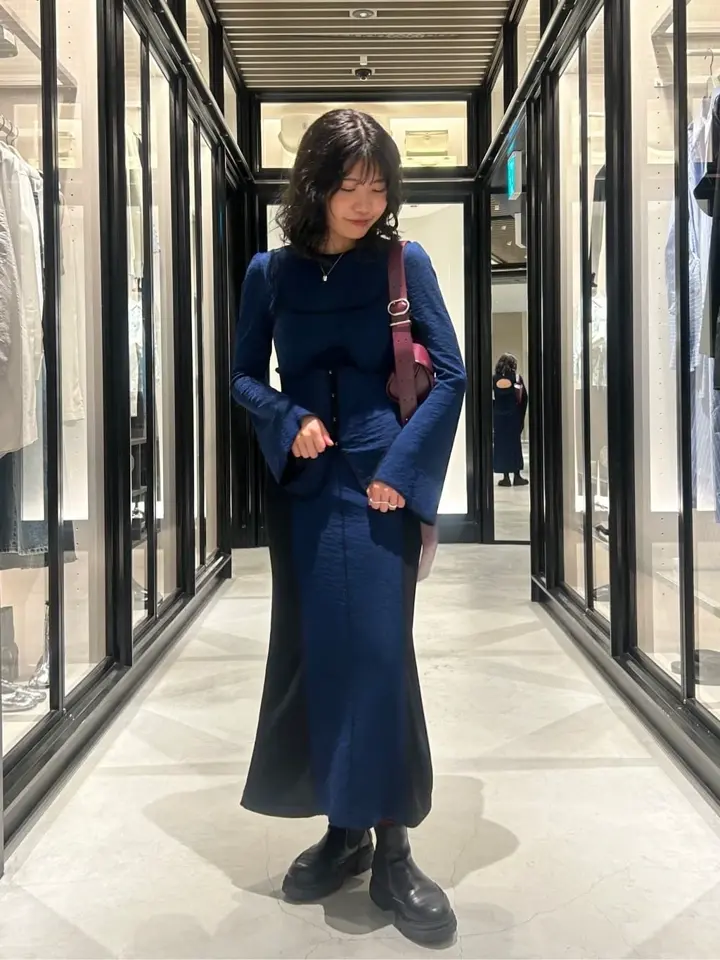 Mame Kurogouchi(マメ クロゴウチ)】Floral Jacquard Fraise Stitch