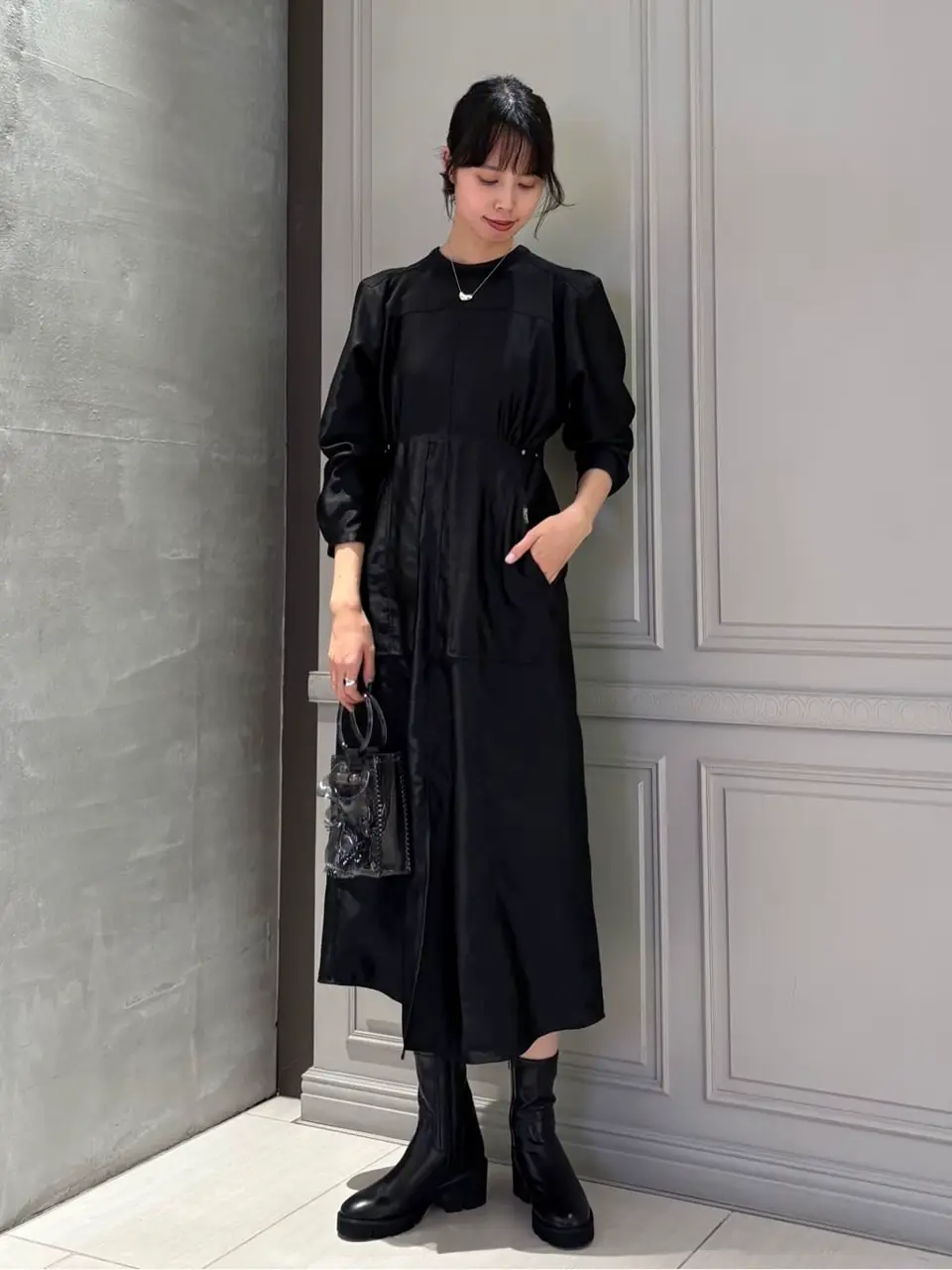PHOTOCOPIEU(フォトコピュー)】 PARIGOT別注 4POKETS LONG DRESS
