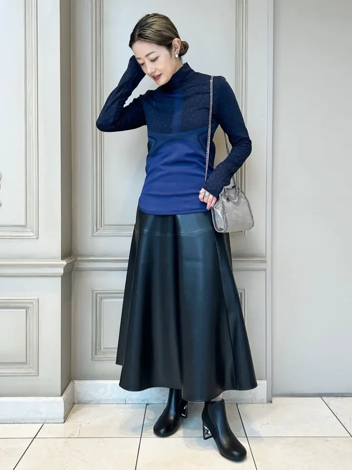 STELLA McCARTNEY ステラマッカートニー デザイン スカート 黒 STELLA McCARTNEY ステラマッカートニー デザイン スカート 黒 NEW