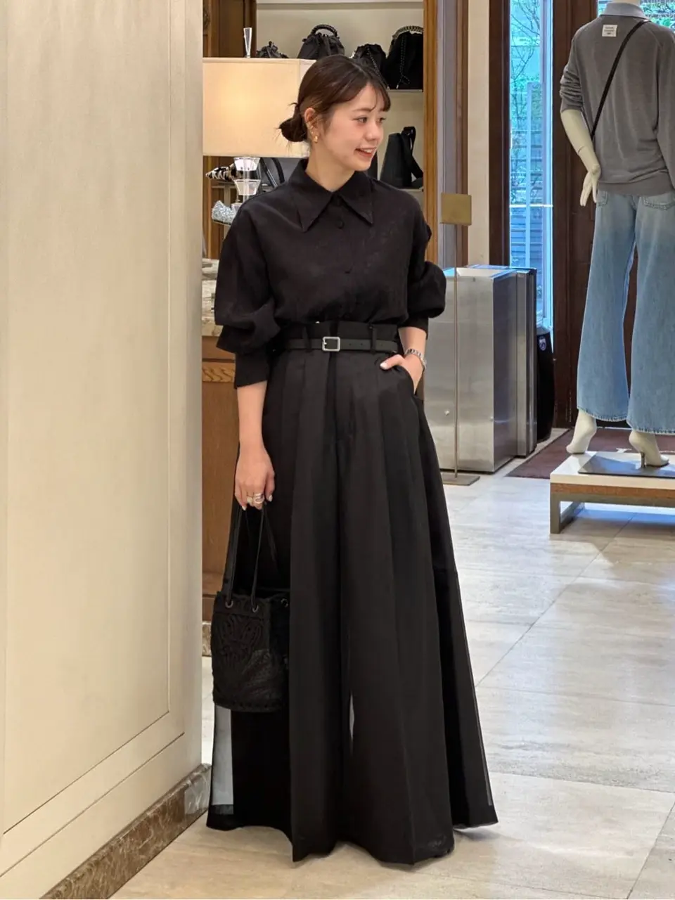 HYKE(ハイク)】 SHEER WIDE PANTS｜PARIGOT ONLINE（パリゴ