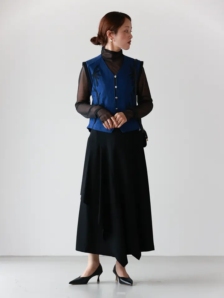 UJOH(ウジョー)】 ランダムヘムフレアスカート｜PARIGOT ONLINE