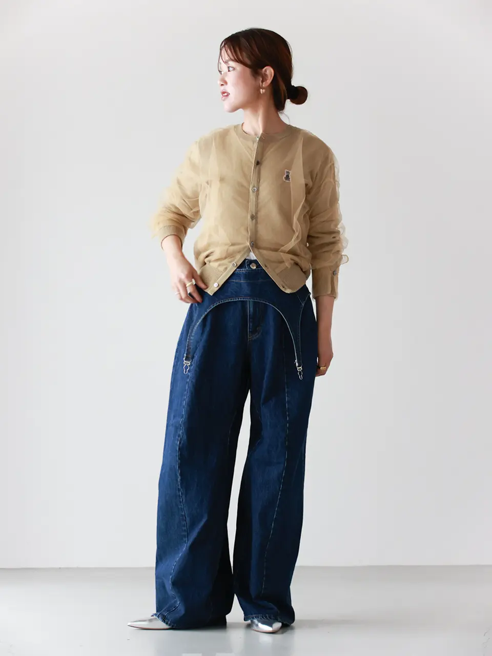 Chika Kisada(チカ キサダ)】 チュールカーディガン｜PARIGOT ONLINE