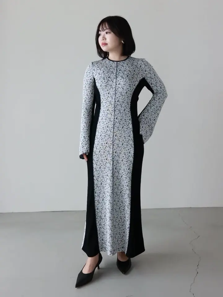 Mame Kurogouchi(マメ クロゴウチ)】Floral Jacquard Fraise