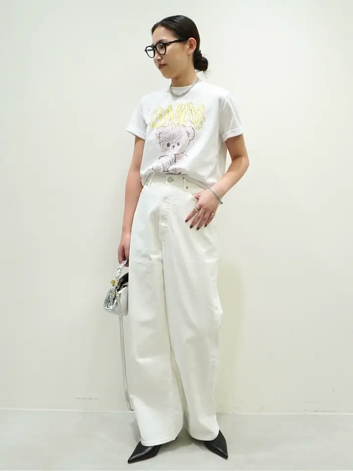 GANNI(ガニー)】 SILVER MINI GANNI BOU BAG｜PARIGOT ONLINE（パリゴ