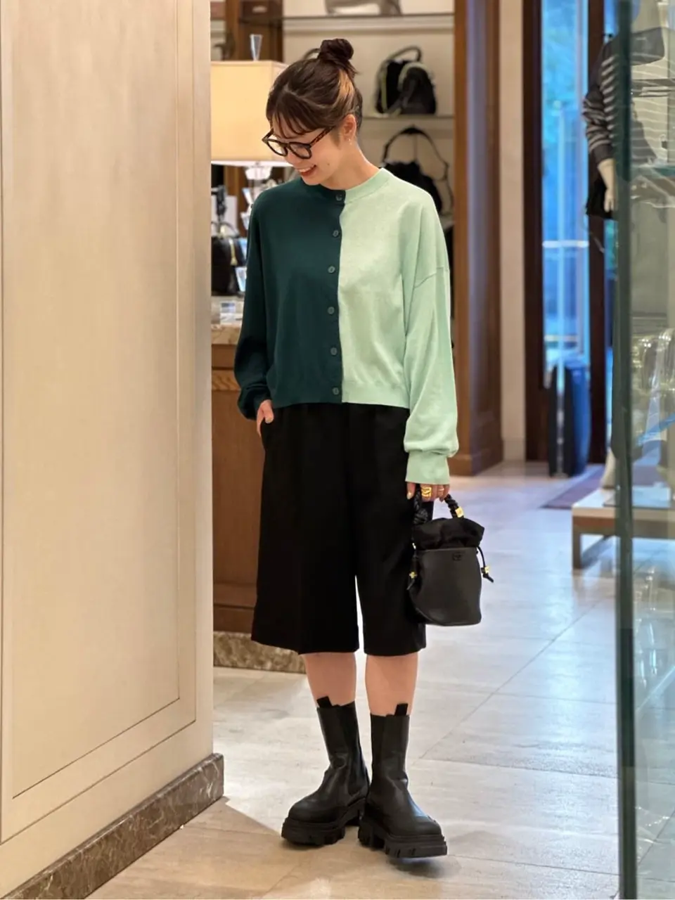 ENFOLD(エンフォルド)】 CENTER-PRESS BERMUDA-PANTS｜PARIGOT ONLINE