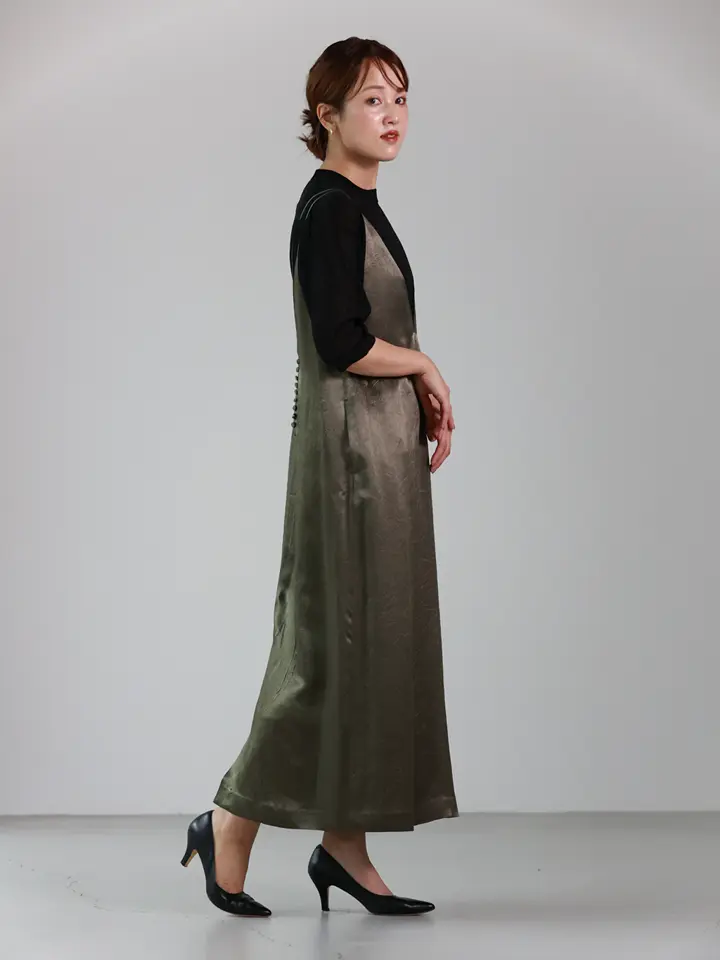 SACRA(サクラ)】 ACETATE SATIN CAMI ONE PIECE｜PARIGOT ONLINE