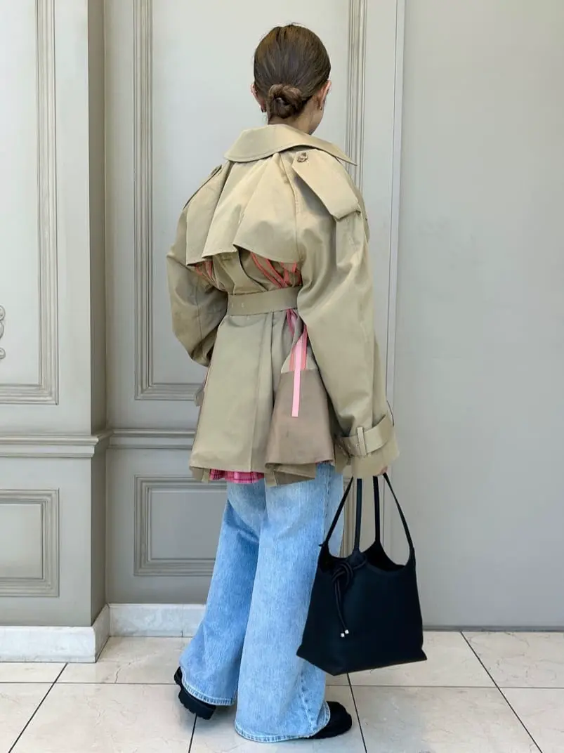 chikakisada チカキサダ ジャケットタイプトレンチコート Chika Kisada(チカ キサダ)】 トレンチコート｜PARIGOT ONLINE