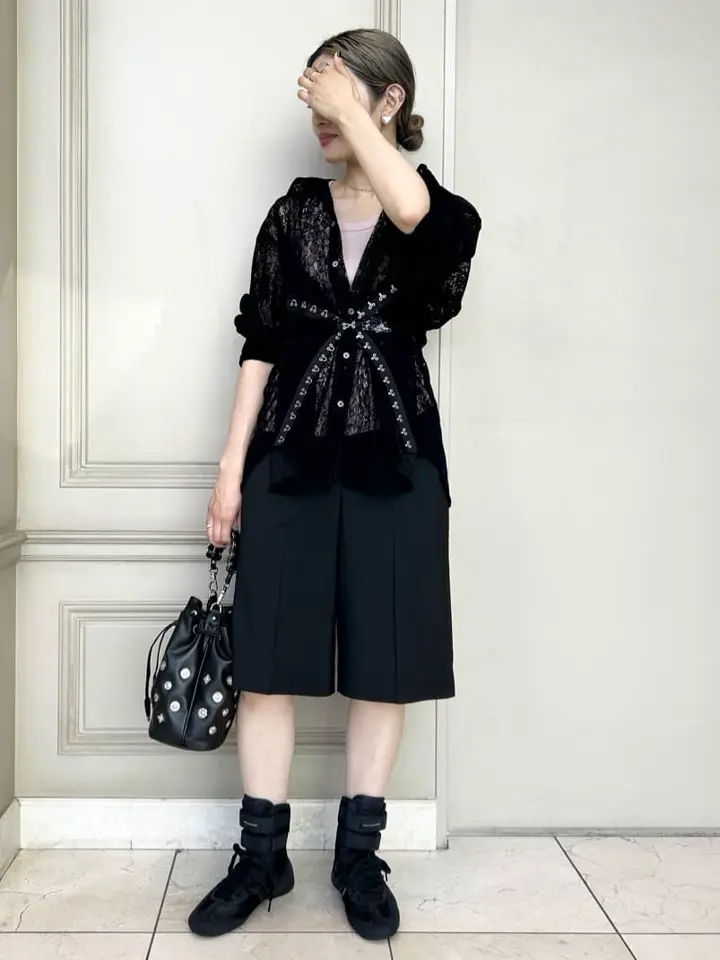 美品ENFOLDエンフォルド　SSセンタープレスバミューダショートパンツ 38 美品ENFOLDエンフォルド SSセンタープレスバミューダショートパンツ 38