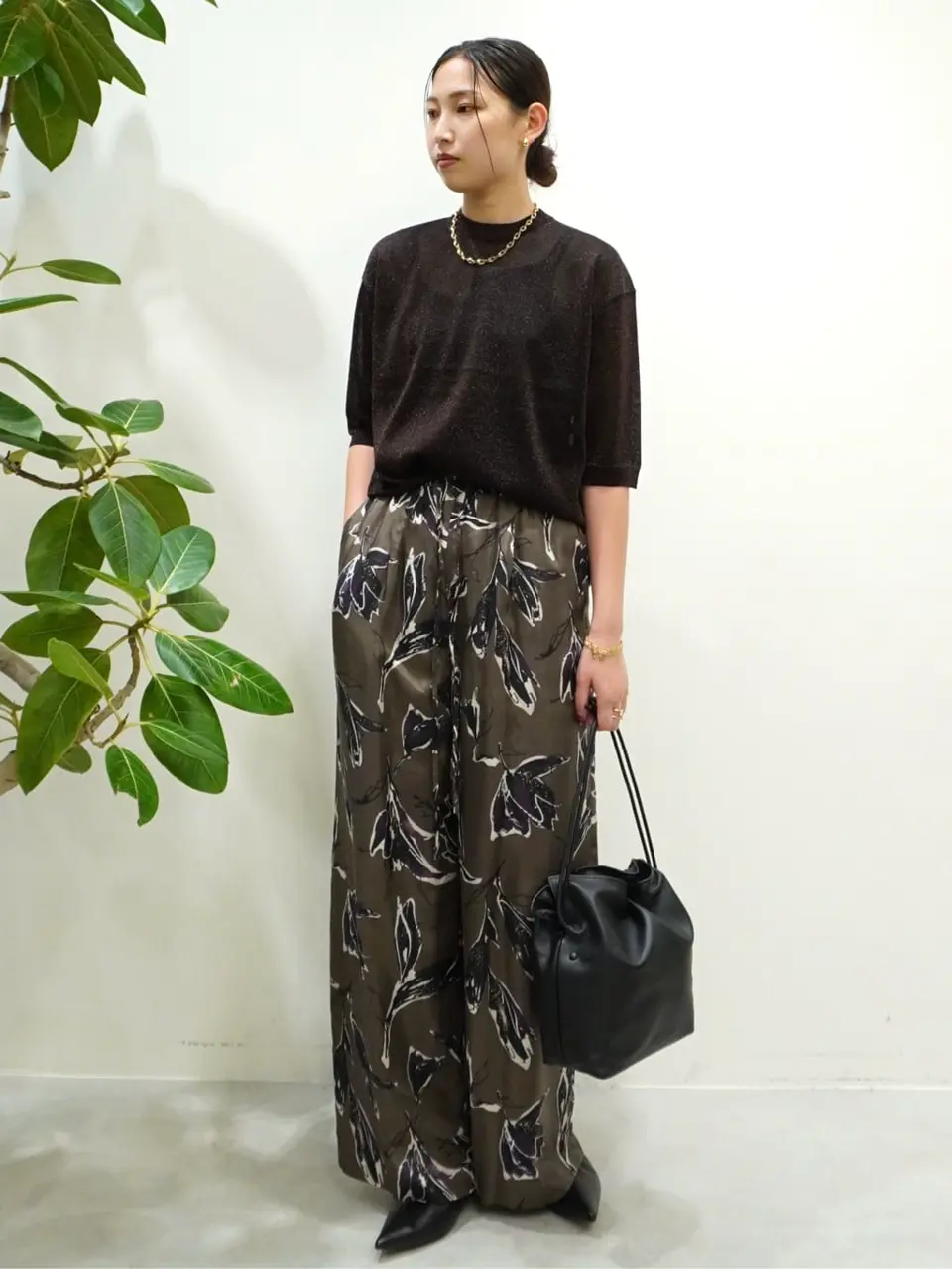 SACRA(サクラ)】 AUTUMN FLORA WIDE PANTS｜PARIGOT ONLINE（パリゴ