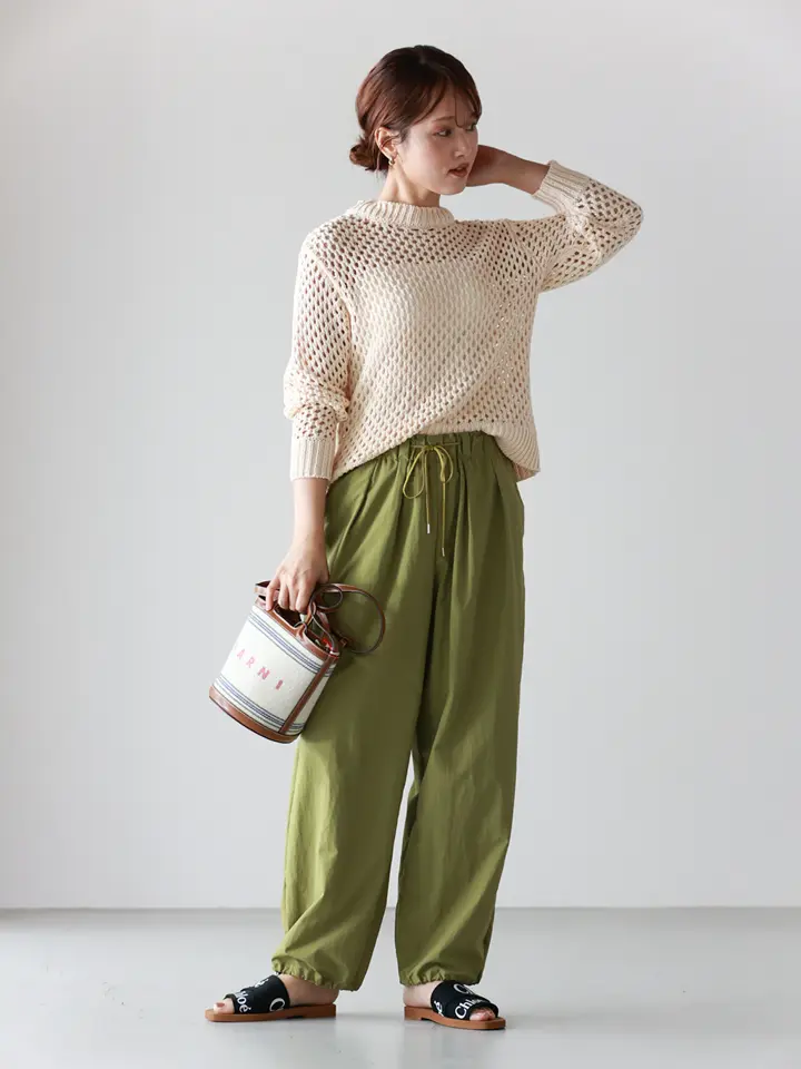 PARIGOT(パリゴ)】 ロングスリーブメッシュニット｜PARIGOT ONLINE