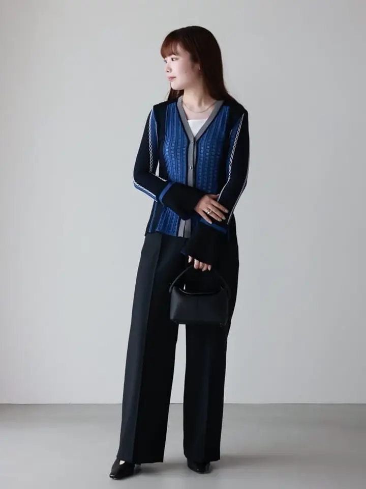 Mame Kurogouchi(マメ クロゴウチ)】 Geometric Pattern Knitted