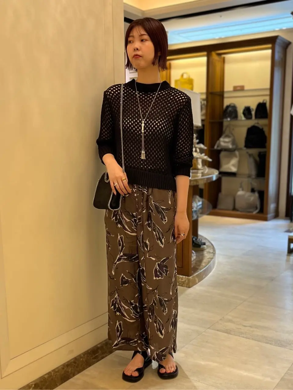 PARIGOT(パリゴ)】 ロングスリーブメッシュニット｜PARIGOT ONLINE