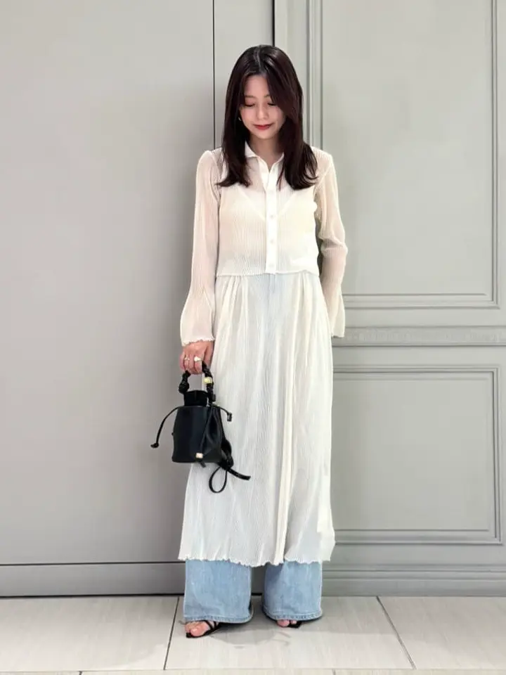 CFCL(シーエフシーエル)】 HYPHA LUCENT GLITTER CAMISOLE DRESS