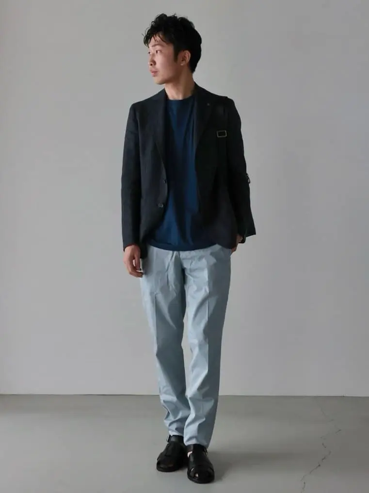 TAGLIATORE(タリアトーレ)】 DAKAR /リネンウールヘリンボーン