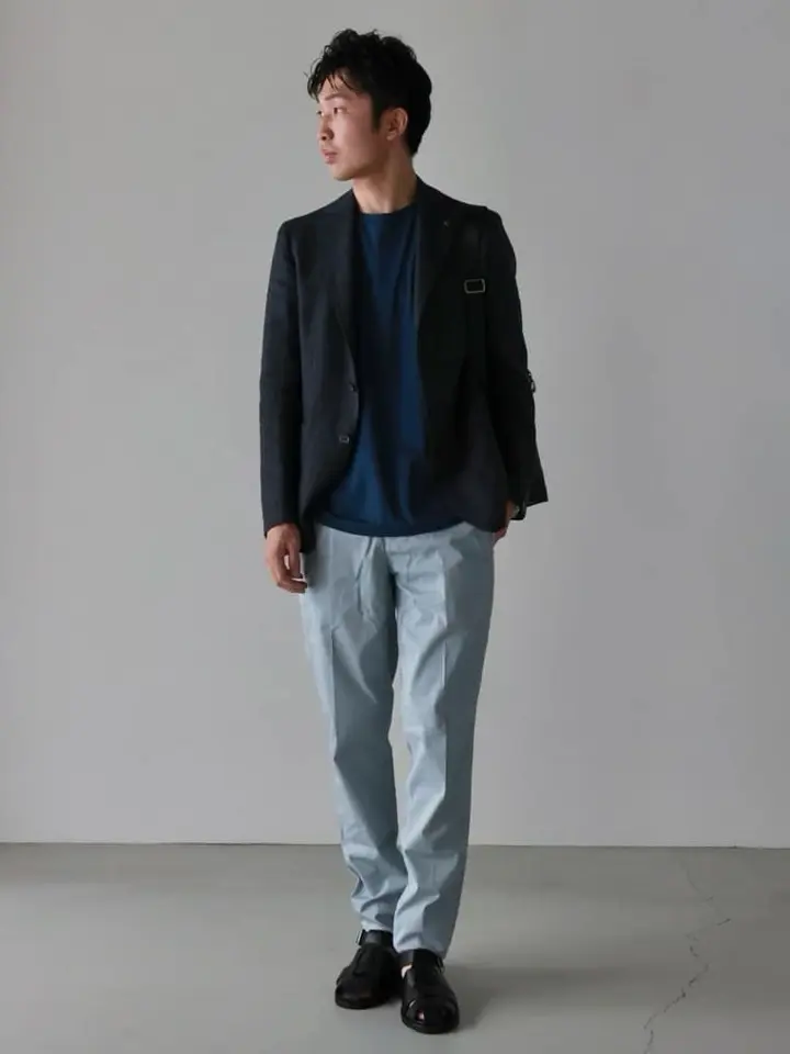 TAGLIATORE(タリアトーレ)】 DAKAR /リネンウールヘリンボーン