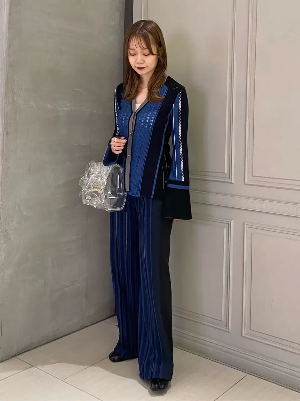 Mame Kurogouchi(マメ クロゴウチ)】 Geometric Pattern Knitted