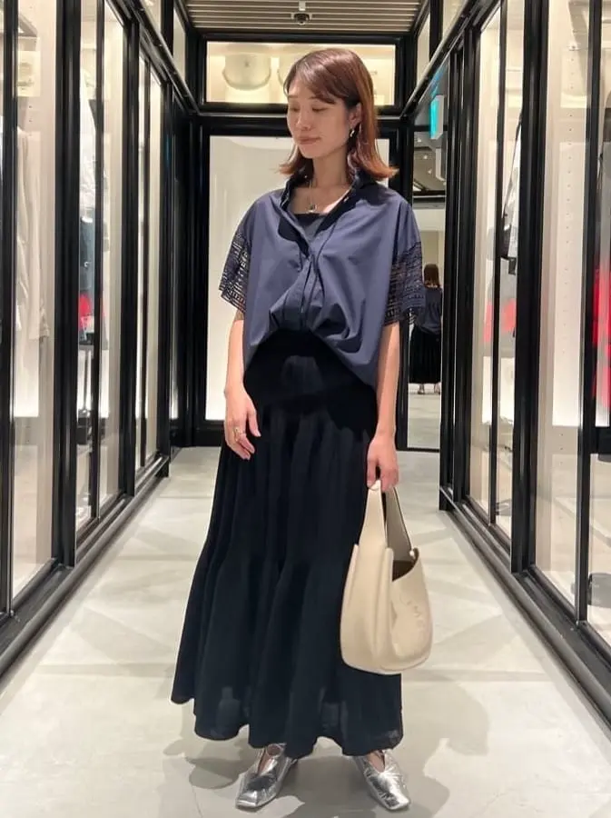 定価45万円 ステラマッカートニー　　　　　　　コムデギャルソン　ヨウジヤマモト STELLA McCARTNEY(ステラ・マッカートニー)】 ロゴ スラウチー