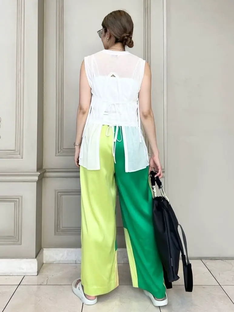 ENFOLD(エンフォルド)】 COLOR BLOCK PANTS｜PARIGOT ONLINE（パリゴ