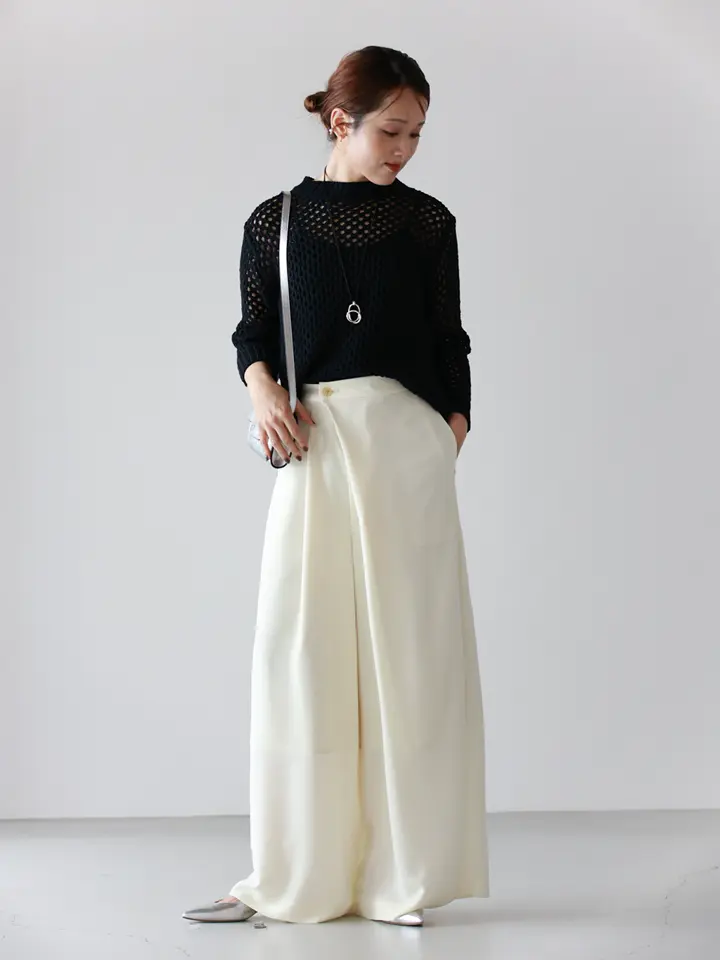 PARIGOT(パリゴ)】 ロングスリーブメッシュニット｜PARIGOT ONLINE