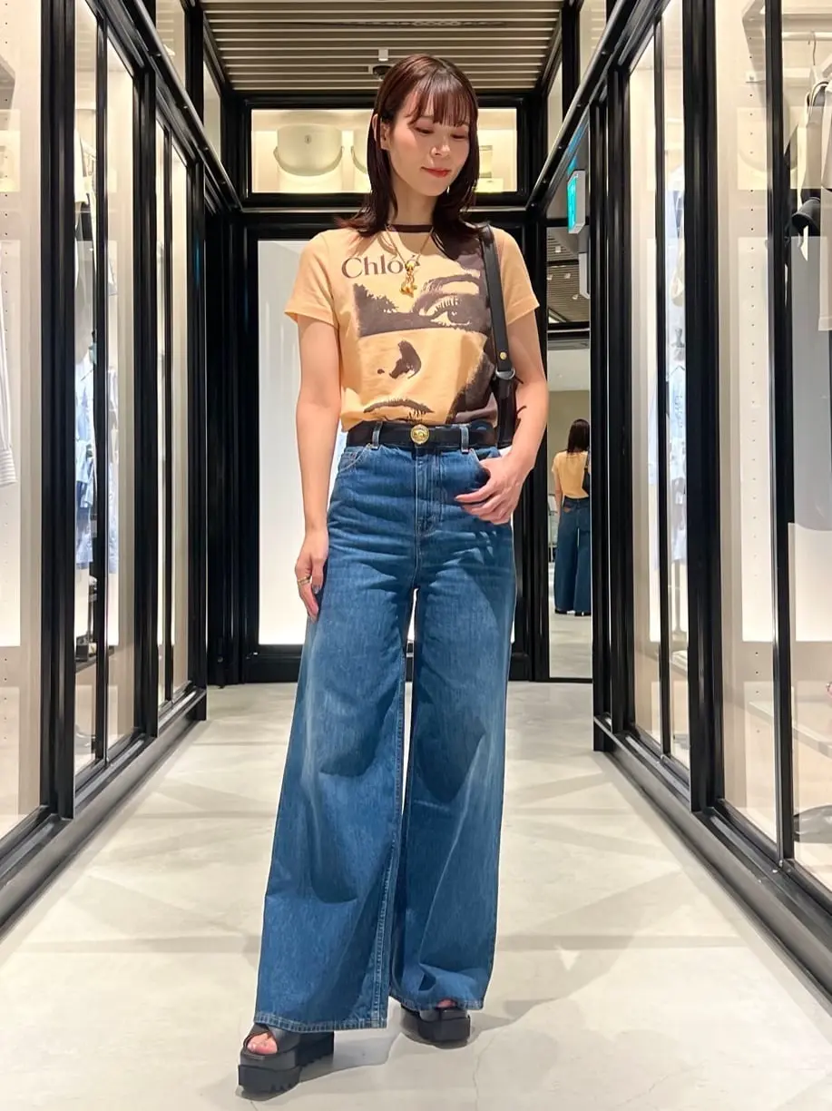Chloe(クロエ)】 ワイドレッグデニムジーンズ｜PARIGOT ONLINE（パリゴ