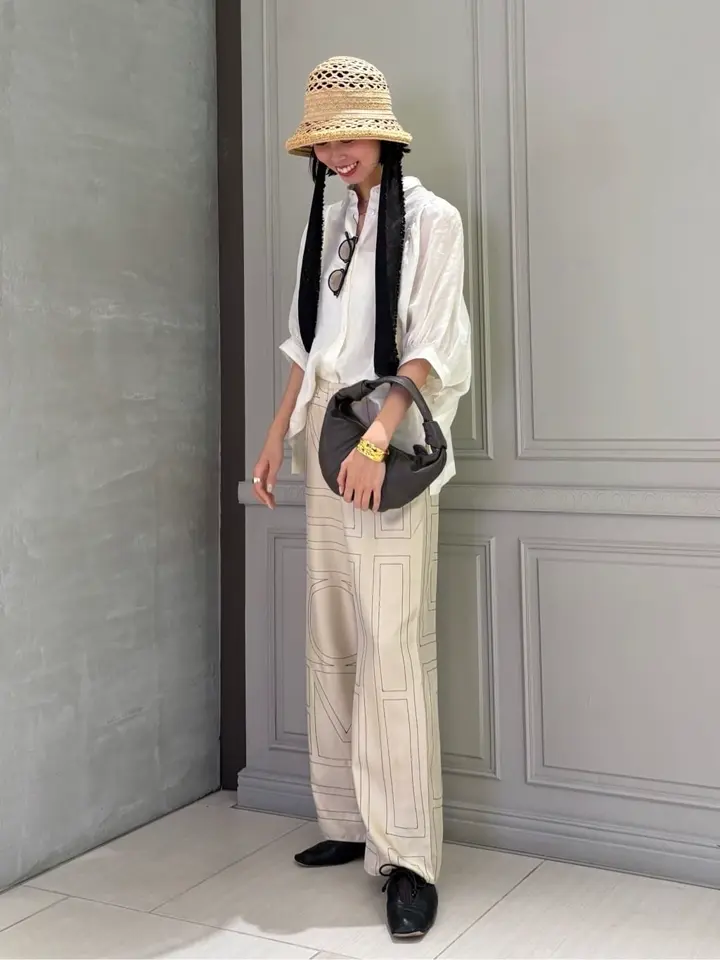 TOTEME(トーテム)】 Monogram silk pj bottoms｜PARIGOT ONLINE